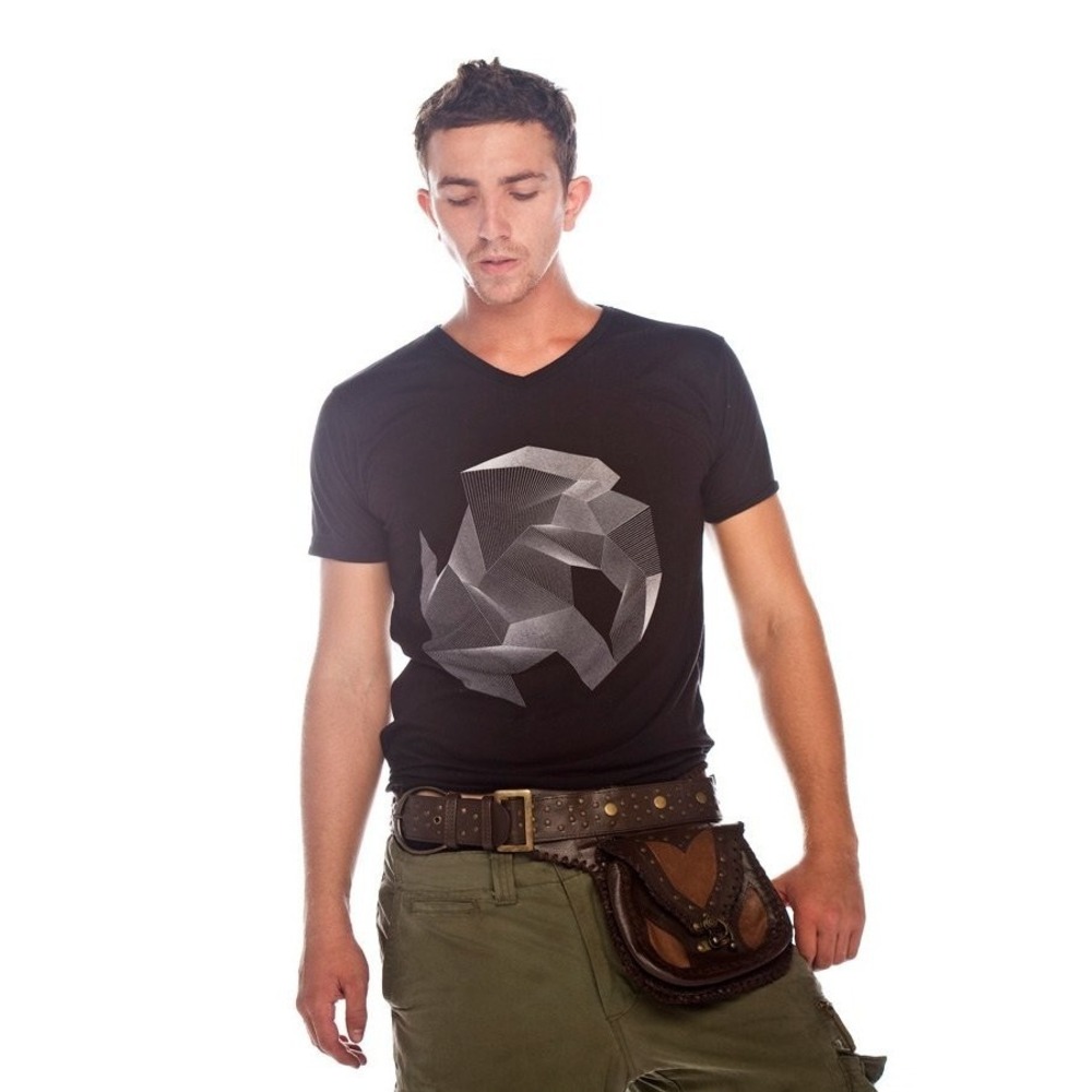 Happy Cow Australia Leather Belted Brass Riveted Waist Bag Fanny Pack‎ Western - Picture 2 of 15